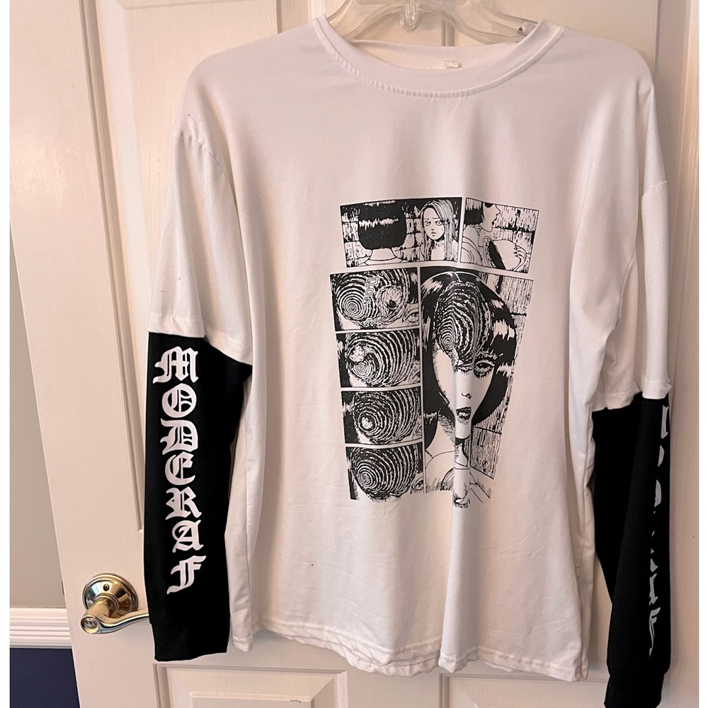 Juno Ito Manga long sleeve Tee Shirt- Large